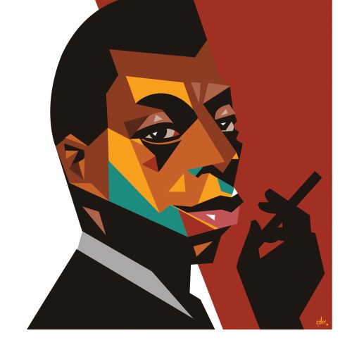 James Baldwin's graphic portrait