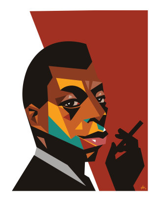 James Baldwin's graphic portrait