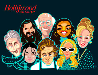 Humorous portrait for The Hollywood Reporter