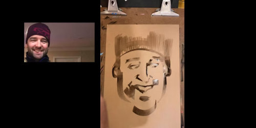 QUINCY RAY LIVE PAINT PROCESS