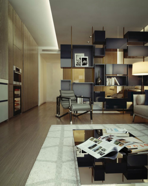Living area architectural design