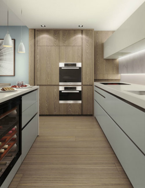 Photorealistic of modern kitchen