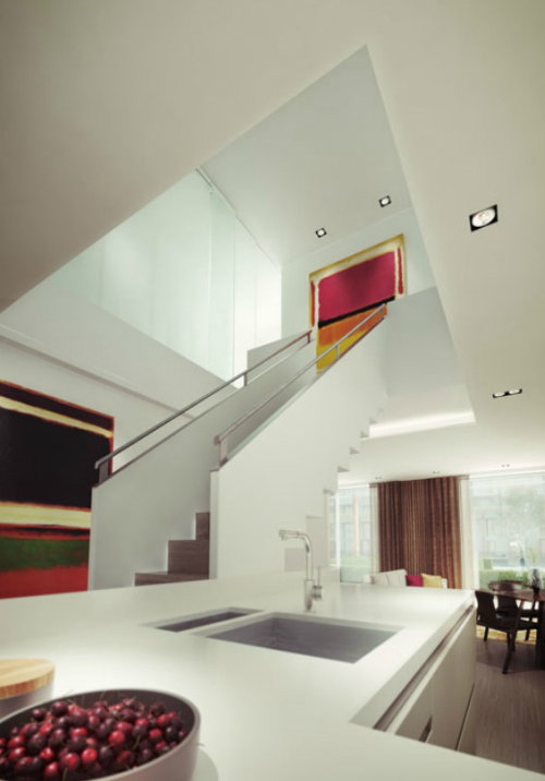Design de interiores de casa duplex