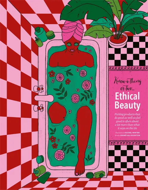 Illustration aus dem Magazin Simple Things zum Thema ethische Schönheit