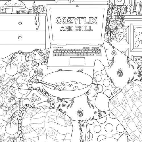 Rachel Winter Colouring Book Illustrator from Canada