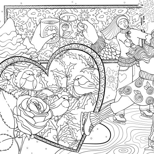 Rachel Winter Colouring Book Illustrator from Canada