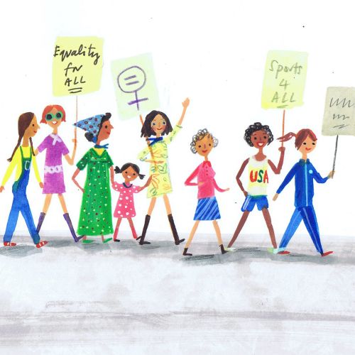 Children illustration equality for all
