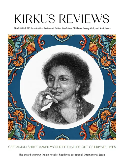 Portrait of a woman on Kirkus Reviews cover by Reiko Lauper