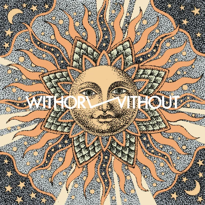 Intricate sun with detailed rays and stars by Reiko Lauper