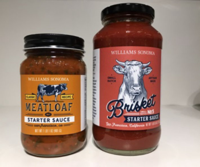 Illustration of the Williams-Sonoma starter sauce collection