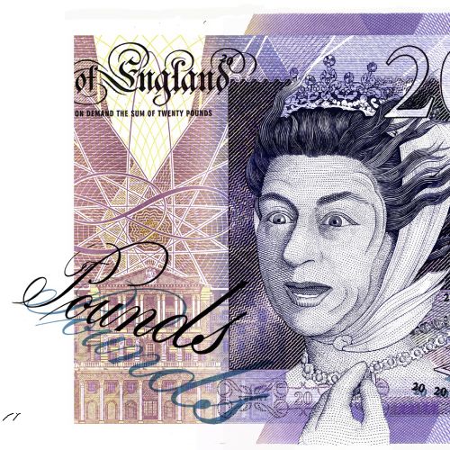 British pound bank note
