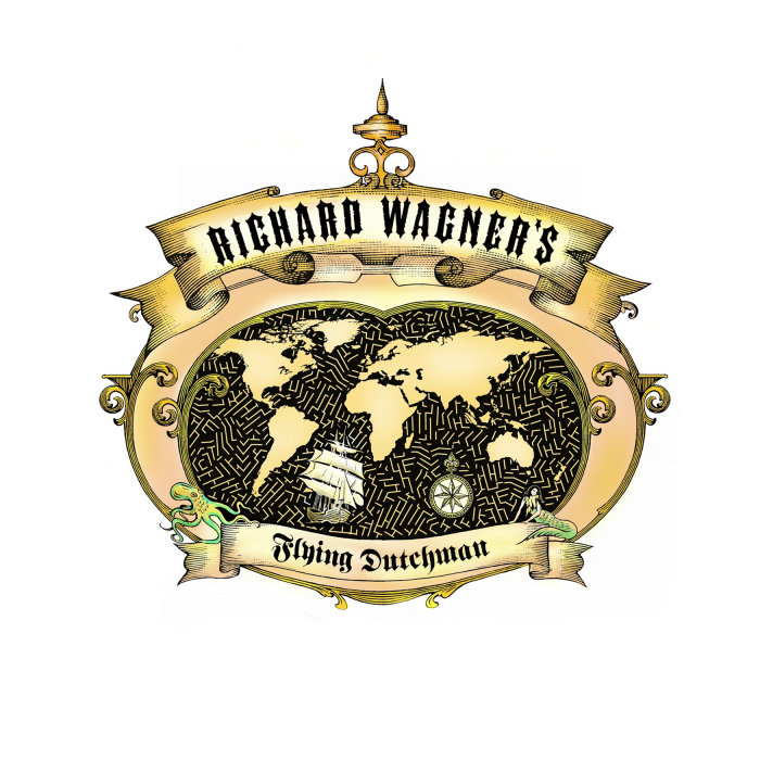 Label design of Richard Wagner's Flying Dutchman