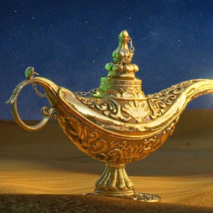 3d animation of Magic lamp
