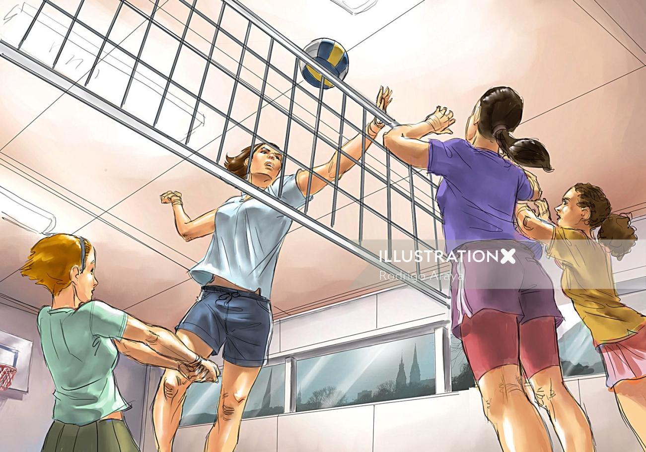 Rodrigo Araya illustrator - ilustração do esporte