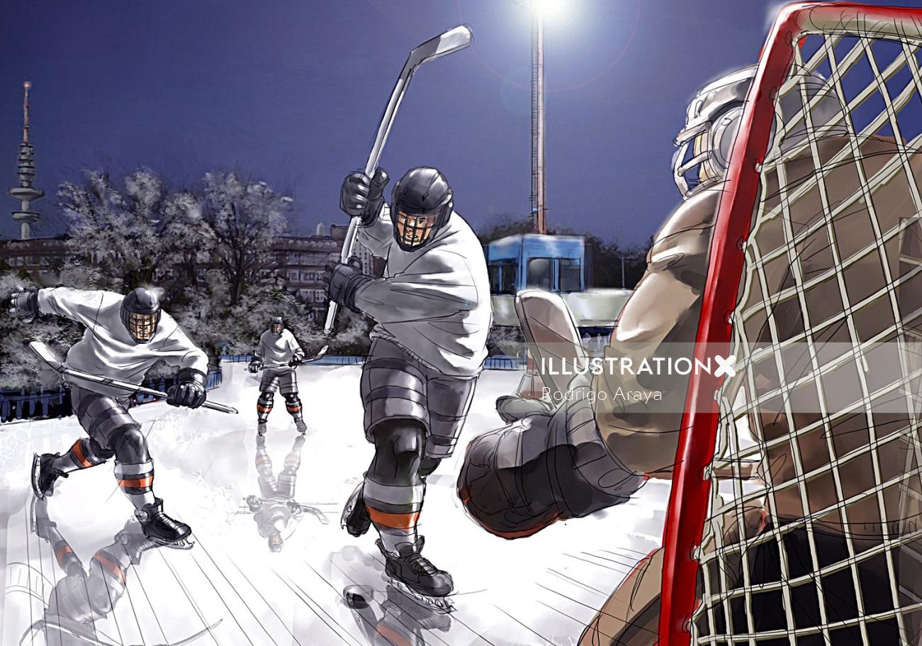 Hockey sur glace Storyboard