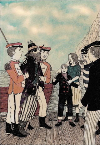 海賊と守護者：子供向けの海賊物語