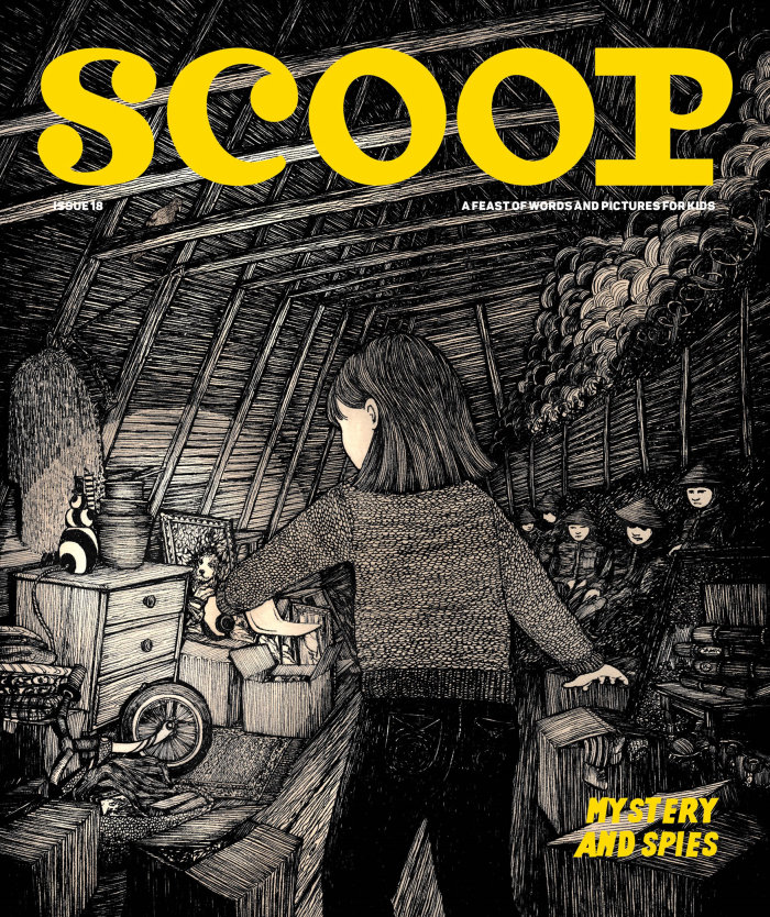 Soldier illustration for Scoop Magazine
