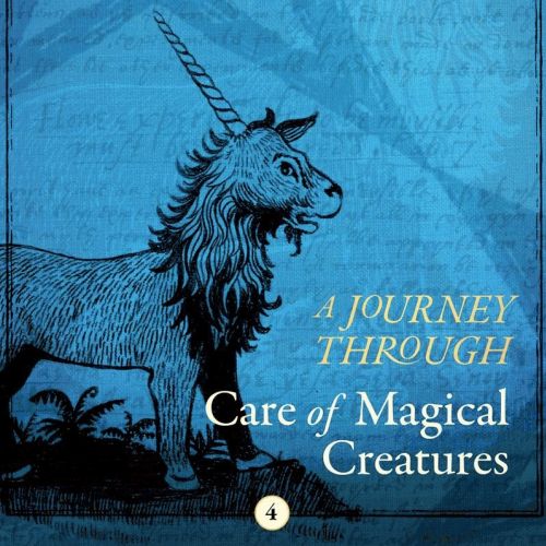 Fantasy book cover of Harry Potter: A Journey Through Care of Magical Creatures