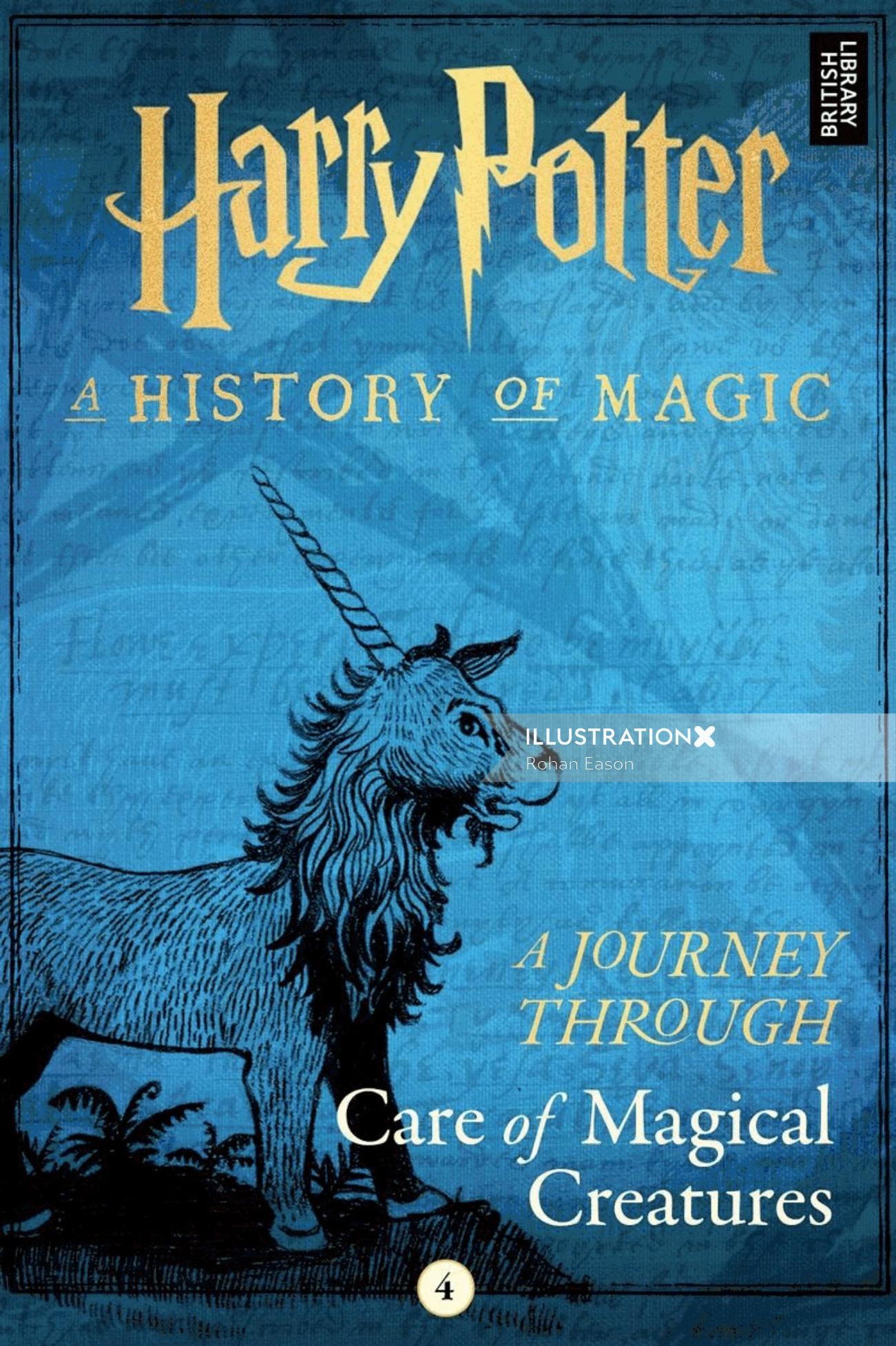本の表紙ハリーポッター魔法の歴史