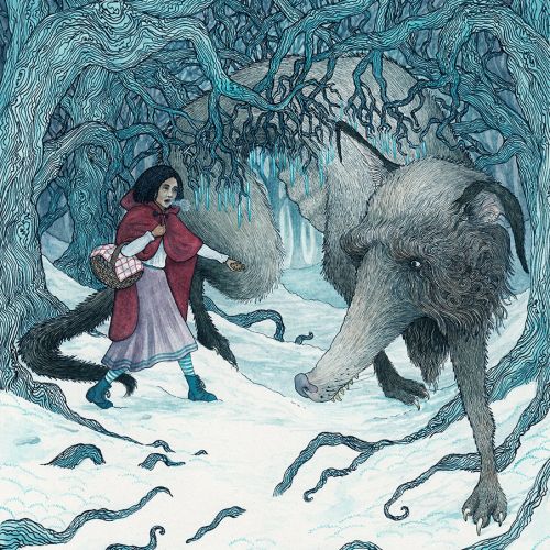 Red Riding Hood Fantasy Illustration