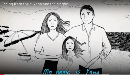 História de animação de yana para o UNICEF