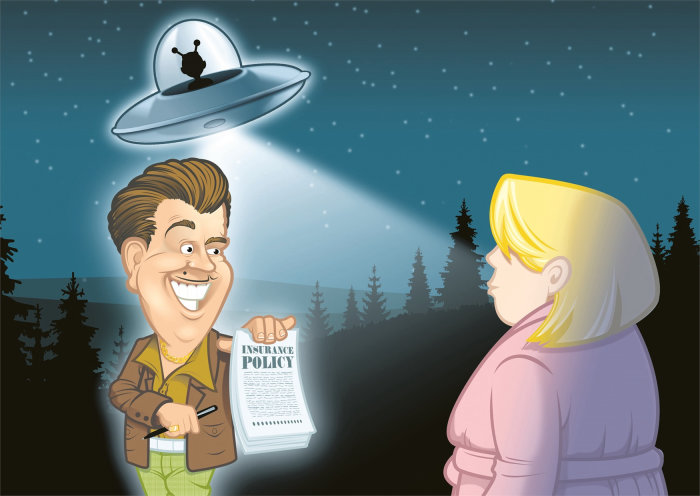 Illustration of  policy agent with UFO