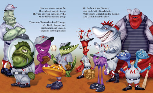 Computer Generated Children's Book The team from Monsterville 