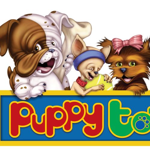 Animals Graphic Poster Puppy Town Logo