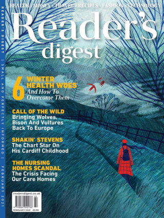 Arte de portada de la revista Reader&#39;s Digest