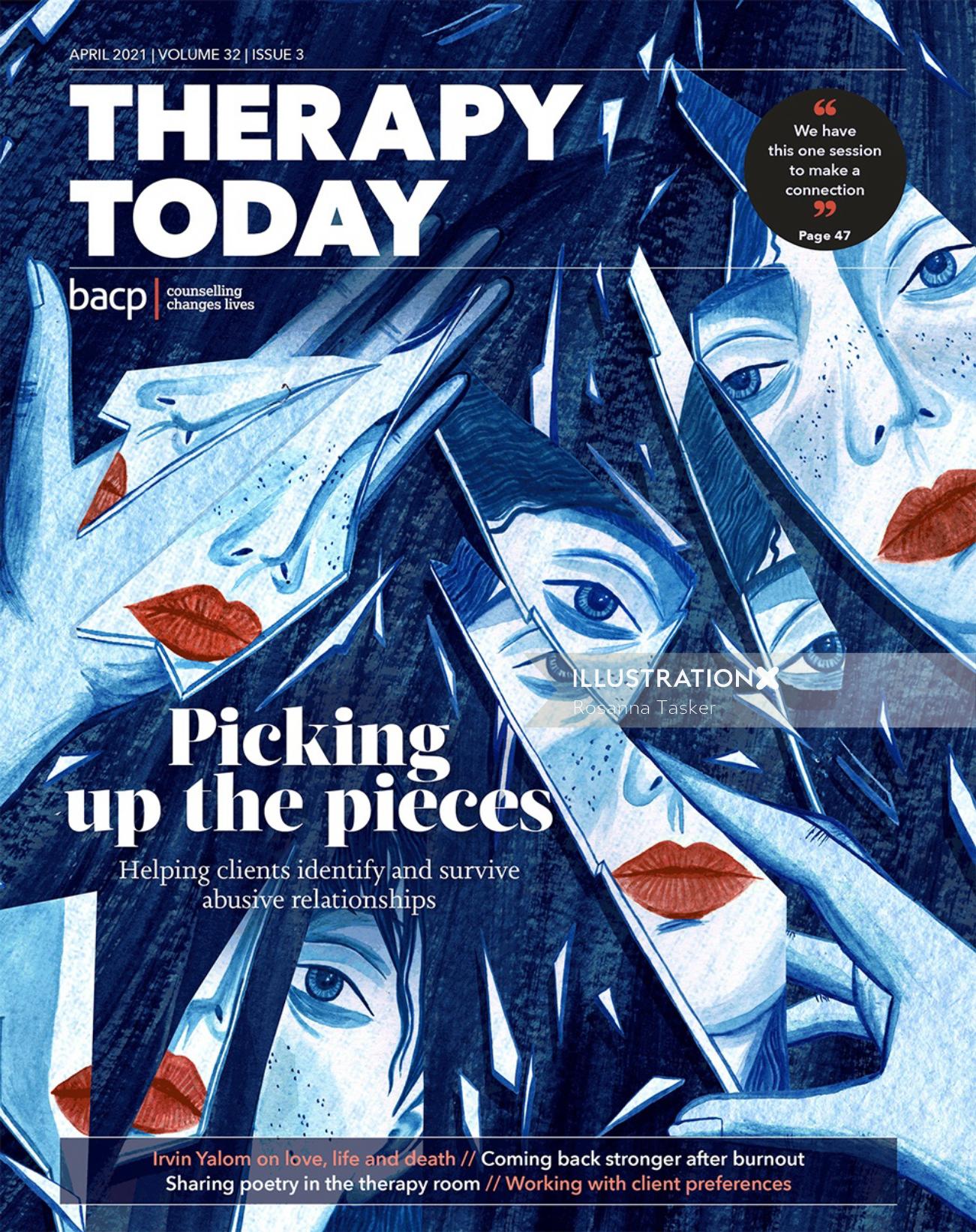Cover illustration for Therapy Today Magazine