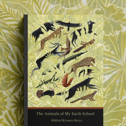 Rosanna Tasker book cover showing animals over a leafy botanical background