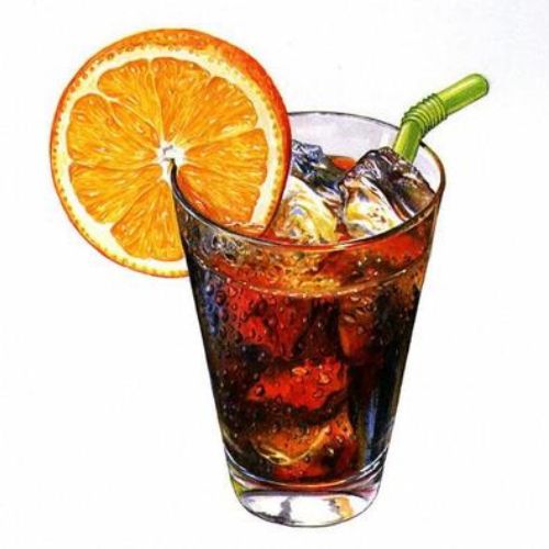 Fruit beverage illustration by Rosie Sanders