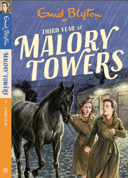Third year at malory towers book cover illustration