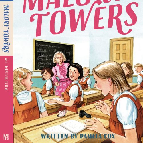 Winter term at malory towers book cover illustration 