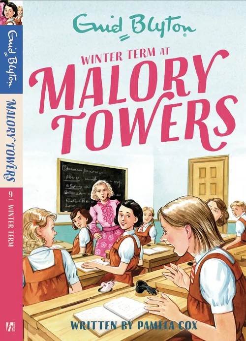 Illustration zum Buchcover „Wintersemester in Malory Towers“