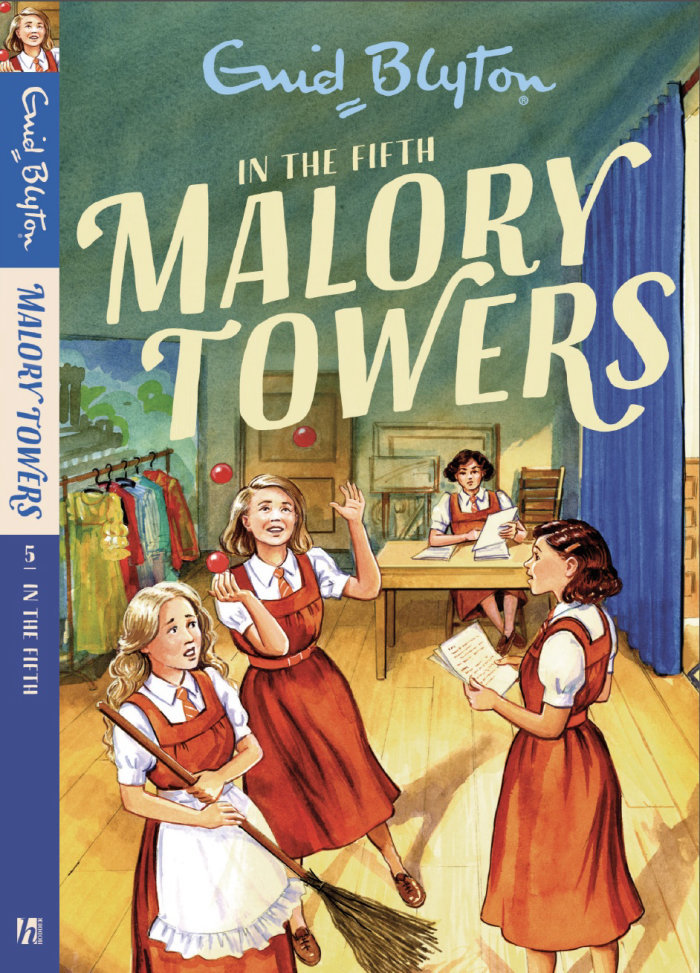En el quinto en Malory Towers Portada del libro