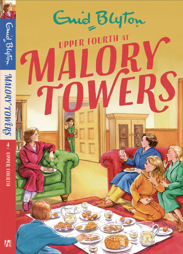 Malory towers book cover illustration by ruth palmer