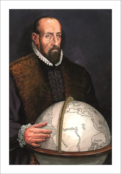 Ein eindrucksvolles Porträt von Ferdinand Magellan
