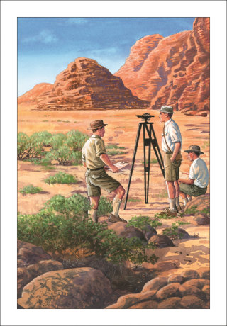 Ilustração educacional sobre The Surveyors