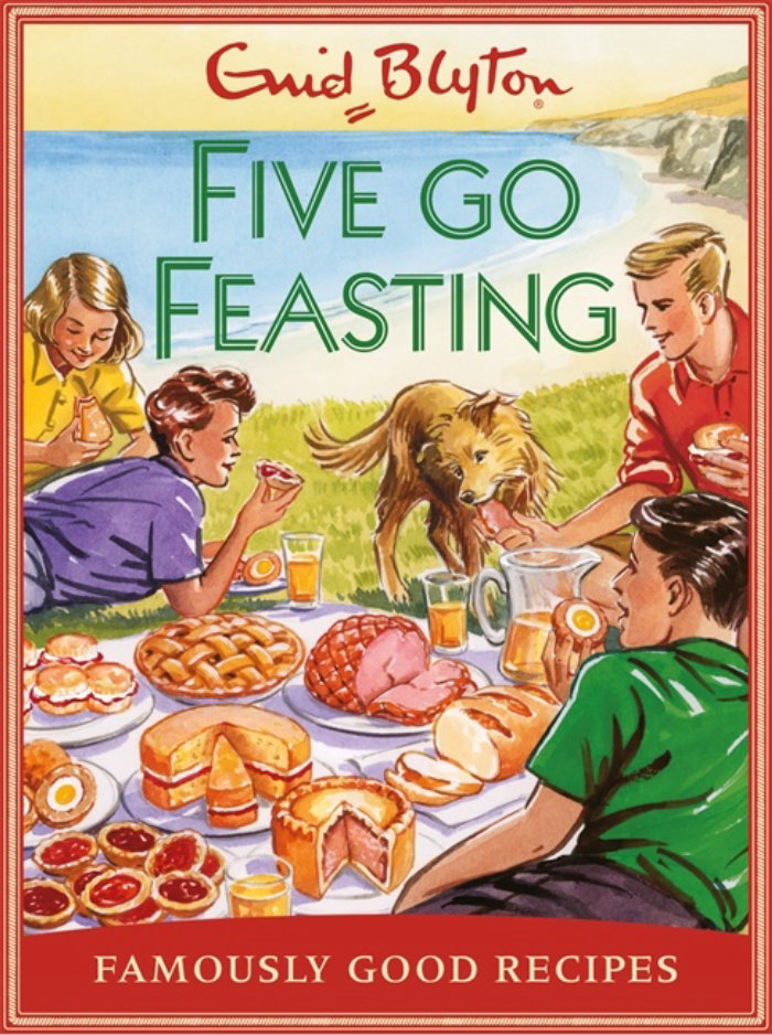 Ilustración de portada de libro de cinco ir de fiesta