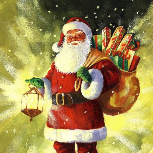 Santa Claus With Sack of Gifts