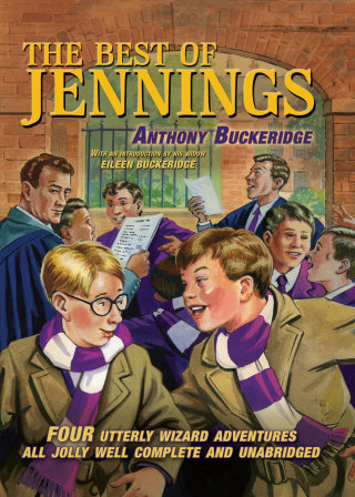Diseño de portada de libro de lo mejor de Jennings.
