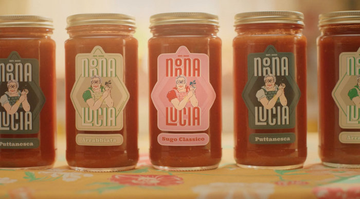 Packaging design for Nonna Lucia