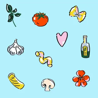 Ingredients icons artwork by Samantha Silverman