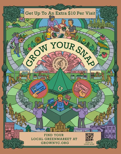PSA campaign promoting SNAP use at farmers markets by Samantha Silverman