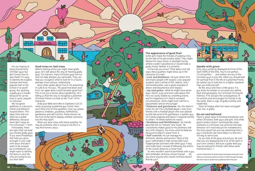 Illustration pour le magazine Cherche et trouve par Samantha Silverman avec des scènes extérieures colorées