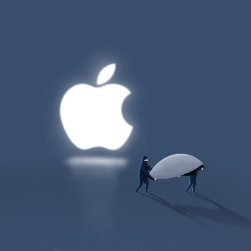 Graphic Apple logo