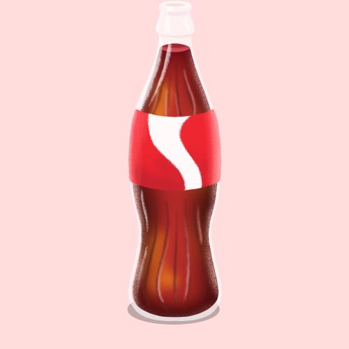 Graphic drink bottle