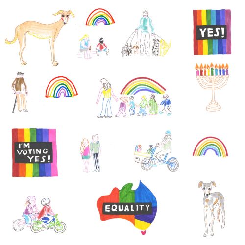 Illustration of Marriage Equality in Australia