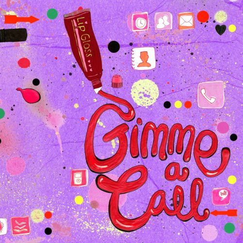 Illustration for gimme a call book jacket cover by Sarah Beetson